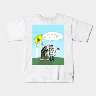 Covid Protesters Kids T-Shirt